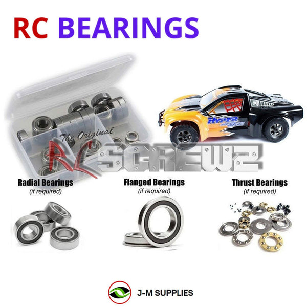 J-M SUPPLIES - RCScrewZ Rubber Shielded Bearing Kit ofn085r for Ofna/HoBao Hyper 8SC Nitro 1/8th SC Truck | RCX -