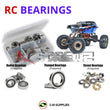 J-M SUPPLIES RC Parts Store - RCScrewZ Rubber Shielded Bearing Kit rcr050r for Redcat Racing Rockslide RS10 XT 1/10 Electric Brushed 4WD 4WS Rock Crawler (RERROCKSLIDE-RS10-XT-24) | SET