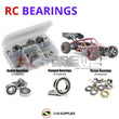 Representative image of an RCScrewZ rubber-sealed bearing kit for SWORKz Fox 4x4 1/10th (#940001); exact bearing sizes and quantities vary by RC model.