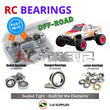 J-M SUPPLIES RC Parts Store - RCScrewZ Rubber Shielded Bearing Kit tam027r for Tamiya Toyota Hi-Lux Monster Racer 1/10 Electric 4WD Monster Truck (#58086) | PRO