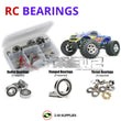 J-M SUPPLIES RC Parts Store - RCScrewZ Rubber Shielded Bearing Kit tam030r for Tamiya Terra Crusher #43501 RC Car | SET