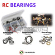 J-M SUPPLIES RC Parts Store - RCScrewZ Rubber Shielded Bearing Kit tam081r for Tamiya SuperShot 1/10 Buggy (#58054) | SET