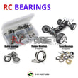 J-M SUPPLIES RC Parts Store - RCScrewZ Rubber Shielded Bearing Kit tek009r for Tekno RC NB48.3 1/8 Nitro 4WD Competition Buggy (#TKR5304) | SET