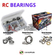 Representative image of an RCScrewZ rubber-sealed bearing kit for Traxxas Nitro Stampede 1/10 Nitro 2WD MT (4109); exact bearing sizes and quantities vary by RC model.