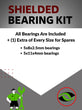 Upgrade Your RC Car with Rubber Shielded Bearings for Traxxas Nitro 4-Tec 3.3 4809 | tra019r - High Performance Upgrade | Durable & Reliable - by J-M SUPPLIES