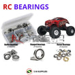 J-M SUPPLIES RC Parts Store - RCScrewZ Rubber Shielded Bearing Kit tra058r for Traxxas Craniac 1/10 Electric 2WD Monster Truck (36094-1) | UPG