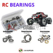 Representative image of an RCScrewZ rubber-sealed bearing kit for Traxxas Nitro Stampede TSM 1/10 Nitro 2WD MT (41096-3); exact bearing sizes and quantities vary by RC model.