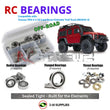 Representative image of an RCScrewZ rubber-sealed bearing kit for Traxxas TRX-4 Defender 1/10 Electric 4WD Trail Truck (82056-4); exact bearing sizes and quantities vary by RC model.