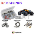 Representative image of an RCScrewZ rubber-sealed bearing kit for Traxxas Maxx 4S 1/10 Electric 4WD Monster Truck (89076-4); exact bearing sizes and quantities vary by RC model.
