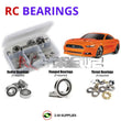 Representative image of an RCScrewZ rubber-sealed bearing kit for Traxxas 4-Tec 2.0 Mustang GT 1/10 AWD Car (83044-4); exact bearing sizes and quantities vary by RC model.