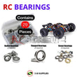 J-M SUPPLIES RC Parts Store - RCScrewZ Rubber Shielded Bearing Kit tra147r for Traxxas Sledge VXL-6S Belted 1/8 Electric 4WD Monster Truck (95096-4) | UPG