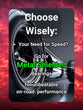Infographic: 'Choose Wisely for Your Need for Speed' – Highlights Metal Shielded Bearings as the top choice for unbeatable on-road RC car performance - asc143r