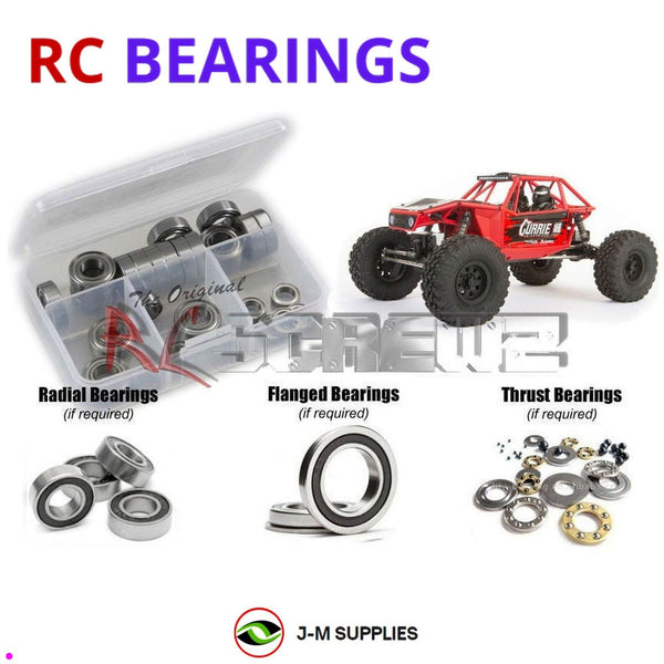 J-M SUPPLIES RC Parts Store - RCScrewZ Rubber Shielded Bearings axi036r for Axial Capra 1.9 4WS Unlimited (AXI03022T1/T2) | SET