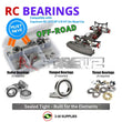 J-M SUPPLIES RC Parts Store - RCScrewZ Rubber Shielded Bearings cap015r for Capricorn RC GT2 EP 1/8 GT On‑Road Car | SET