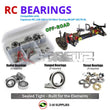 J-M SUPPLIES RC Parts Store - RCScrewZ Rubber Shielded Bearings cap016r for Capricorn RC C04 Nitro 1/10th On-Road Touring | SET