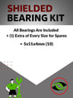 Infographic: 'Choose Wisely for Your Need for Speed' – Highlights Metal Shielded Bearings as the top choice for unbeatable on-road RC car performance -