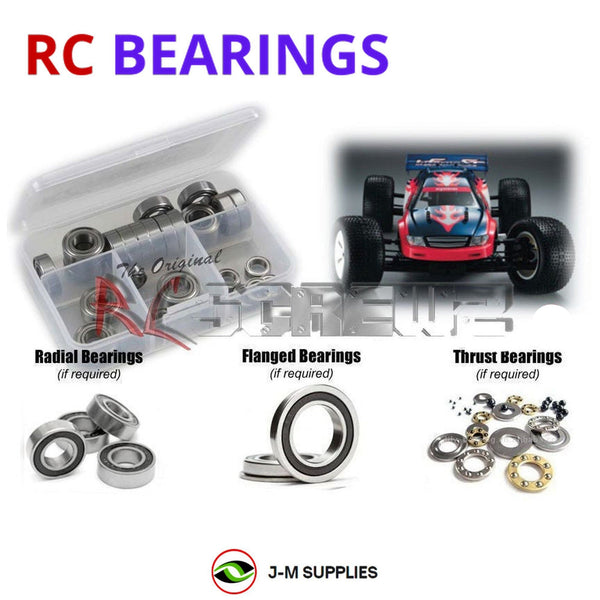 J-M SUPPLIES RC Parts Store - RCScrewZ Rubber Shielded Bearings kyo078r for Kyosho Inferno ST US Sports (31354) Truck/Truggy | SET