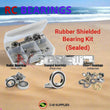 J-M SUPPLIES - RCScrewZ Rubber Shielded Bearings los123r for Losi Super Baja Rey SBR 2.0 1/6 Truck (LOS05021) | SET -