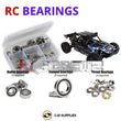 J-M SUPPLIES - RCScrewZ Rubber Shielded Bearings rcr016r for RedCat Racing Chimera Sand Rail 1/5 (Gas) Buggy | RCX -