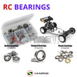 Representative image of an RCScrewZ rubber-sealed bearing kit for Schumacher Top Cat Classic 1/10 (SCHK178); exact bearing sizes and quantities vary by RC model.
