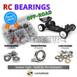 Representative image of an RCScrewZ rubber-sealed bearing kit for Schumacher Cougar LD3 1/10th Buggy (#K208/209/210); exact bearing sizes and quantities vary by RC model.