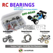J-M SUPPLIES RC Parts Store - RCScrewZ Rubber Shielded Bearings spk001r for Sparko F8 Nitro 1/8th Pro Buggy (#F80001) | KIT