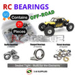 J-M SUPPLIES RC Parts Store - RCScrewZ Rubber Shielded Bearings vanq003r for Vanquish H10 Optic/RTR Crawler (#VPS09010/27) | SET