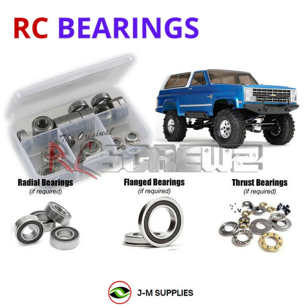 J-M SUPPLIES RC Parts Store - RCScrewZ Rubber Shielded Bearings vat011r for Vaterra K5 Blazer Ascender 1986 1/10 #VTR03023 | UPG
