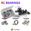 Representative image of an RCScrewZ rubber-sealed bearing kit for Team XRAY NT18 1/18 Nitro Touring Car (#380200); exact bearing sizes and quantities vary by RC model.
