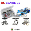 Representative image of an RCScrewZ rubber-sealed bearing kit for Team XRAY GTXe 2022 1/8 4WD GT Touring Car (#350603); exact bearing sizes and quantities vary by RC model.