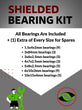Upgrade Your RC Car with Rubber Shielded Bearings For XRAY - RCScrewZ | RC Car Upgrades - High Performance Upgrade | Durable & Reliable - by J-M SUPPLIES