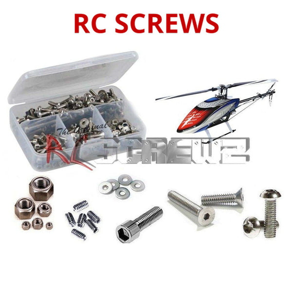 J-M SUPPLIES - RCScrewZ Stainless Screw Kit alg027 for Align T-REX 550L Dominator (#RH55E11XT) Helicopter | PRO -