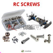 Representative image of an RCScrewZ stainless steel screw kit for Custom Works Intimidator 7 #0980; exact kit contents vary by RC model.