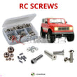 Representative image of an RCScrewZ stainless steel screw kit for Cross RC KR4 Athletics Series #CZRKR4B; exact kit contents vary by RC model.