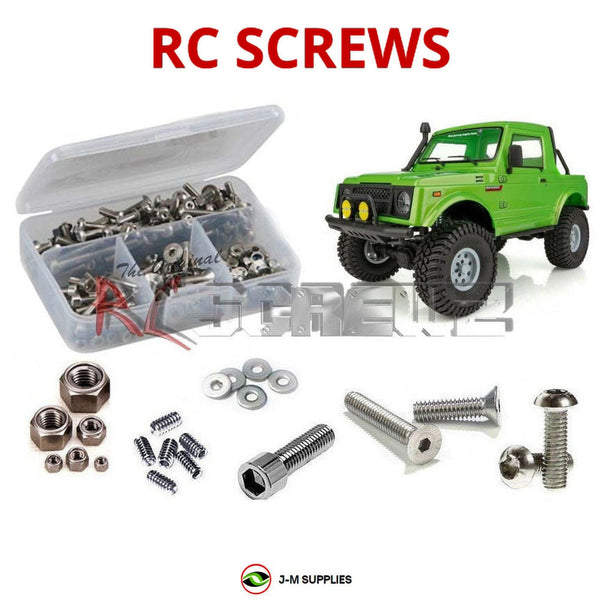 Representative image of an RCScrewZ stainless steel screw kit for Element RC Enduro Bushido 4x4 #40125; exact kit contents vary by RC model.