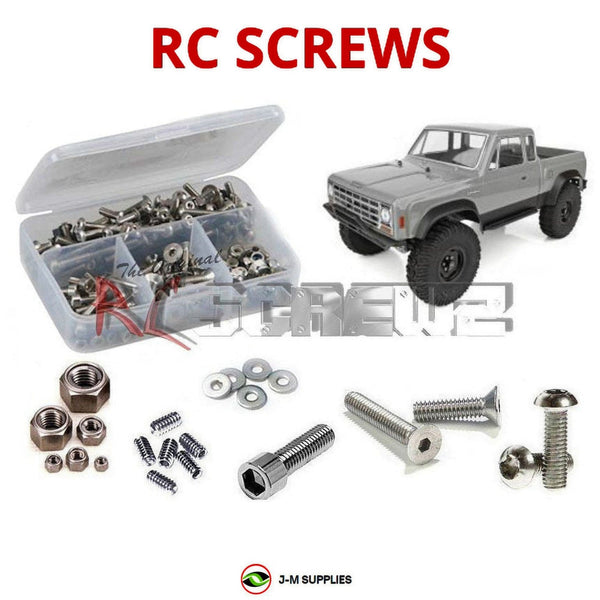 Representative image of an RCScrewZ stainless steel screw kit for Element RC Enduro SE Trail Truck (#40107); exact kit contents vary by RC model.