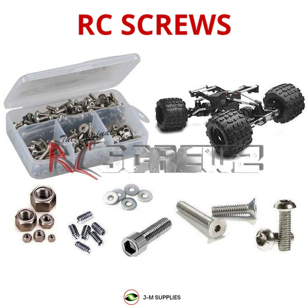 Representative image of an RCScrewZ stainless steel screw kit for GMade G1 Crawler / Special Edition (#GM50400/S) RC Car; exact kit contents vary by RC model.