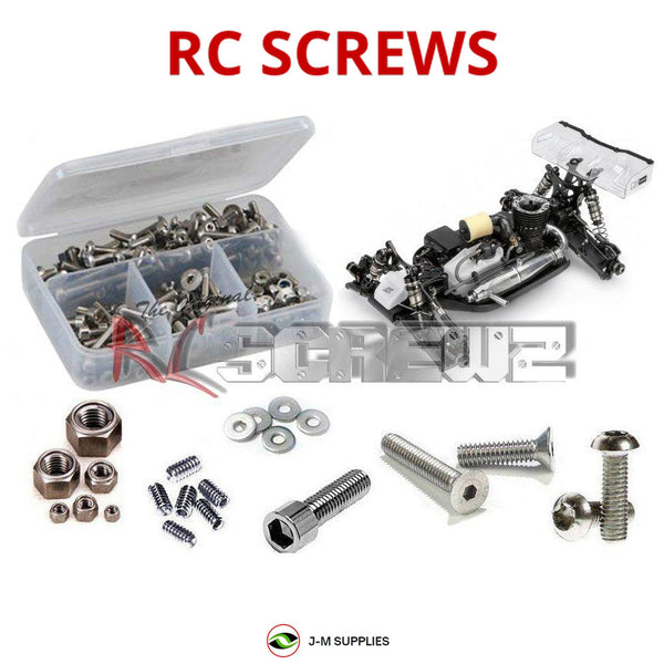 J-M SUPPLIES - RCScrewZ Stainless Screw Kit hot049 for Hot Bodies D815 Nitro 1/8th 114615 RC Car | SET -