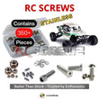 J-M SUPPLIES - RCScrewZ Stainless Screw Kit kra005 for Kraken Vesla 5E 2WD 1/5th Elec (KVS303) RC Car | SET -