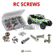 J-M SUPPLIES - RCScrewZ Stainless Screw Kit los132 for Losi Hammer Rey U4 4WD 1/10 (#LOS03030) Racer Truck | SET -