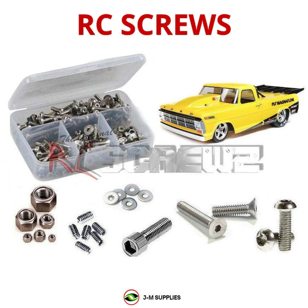 J-M SUPPLIES - RCScrewZ Stainless Screw Kit los139 for Losi 1968 Ford F100 1/10 22S 2WD Drag Truck (LOS03045) | SET -