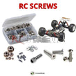 Representative image of an RCScrewZ stainless steel screw kit for Mugen Seiki MBX5-T / MBX5-T Prospec 1/8th Gas 4WD Truggy; exact kit contents vary by RC model.