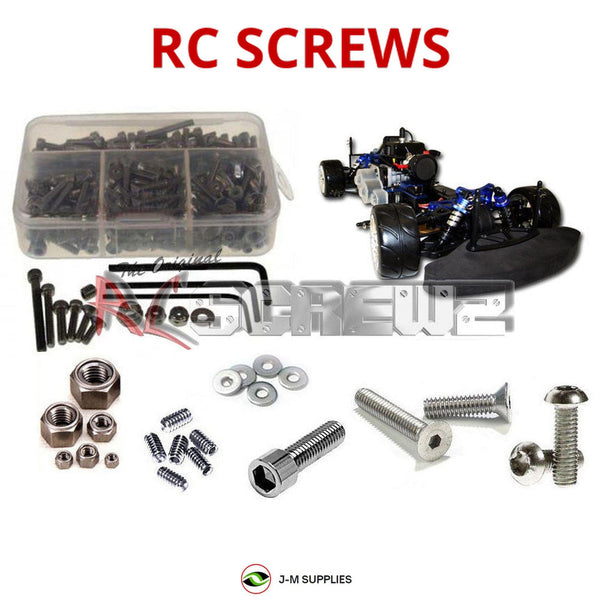 Representative image of an RCScrewZ stainless steel screw kit for RedCat Racing Rampage Rally 1/5 Gasoline 4WD Rally Car; exact kit contents vary by RC model.