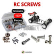 Representative image of an RCScrewZ stainless steel screw kit for Schumacher Cougar Classic 1/10 (#K194); exact kit contents vary by RC model.