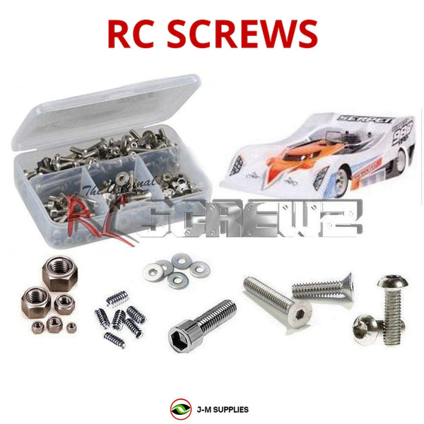 Representative image of an RCScrewZ stainless steel screw kit for Serpent Viper 988 1/8 Nitro (#903017); exact kit contents vary by RC model.