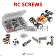 Representative image of an RCScrewZ stainless steel screw kit for SWorkZ S35-2E 1/8th Buggy #910024; exact kit contents vary by RC model.