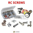 Representative image of an RCScrewZ stainless steel screw kit for SWorkZ S350 EVO II 1/8th; exact kit contents vary by RC model.