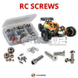 Representative image of an RCScrewZ stainless steel screw kit for SWorkZ Apollo 1/8th; exact kit contents vary by RC model.