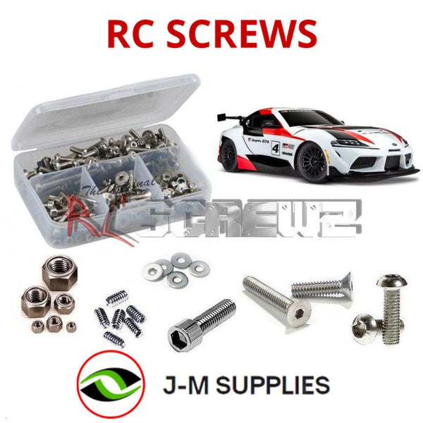 J-M SUPPLIES - RCScrewZ Stainless Screw Kit tra099 for Traxxas Toyota GR Supra GT4 #93064-4 RC Car | SET -