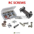 Representative image of an RCScrewZ stainless steel screw kit for Team XRAY T1 Factory Edition 1/10 Touring Car (#300004); exact kit contents vary by RC model.